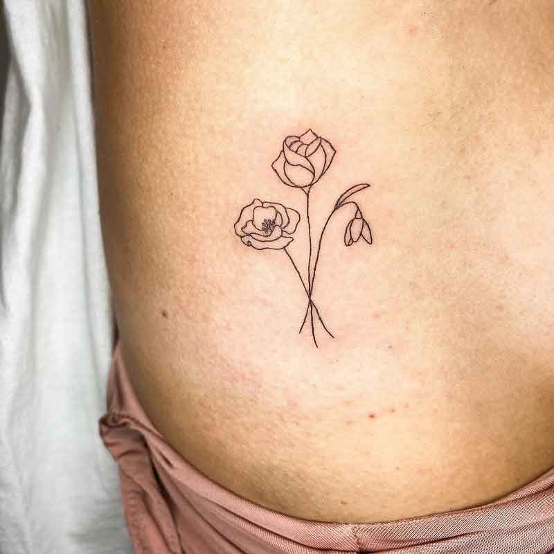 Birth Flower Chart Tattoo 1