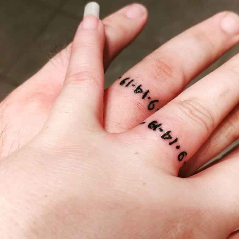 Creative Soulmate Wedding Ring Tattoos 2