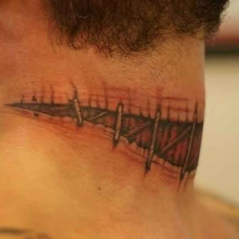 Cut Throat Tattoo 2