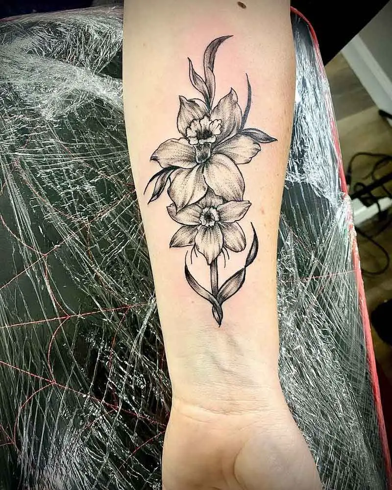 December Birth Flower Tattoo Ideas 1