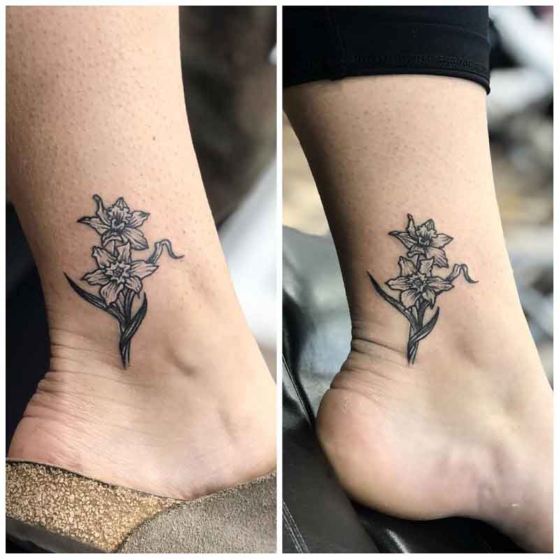 December Birth Month Flower Tattoo 3