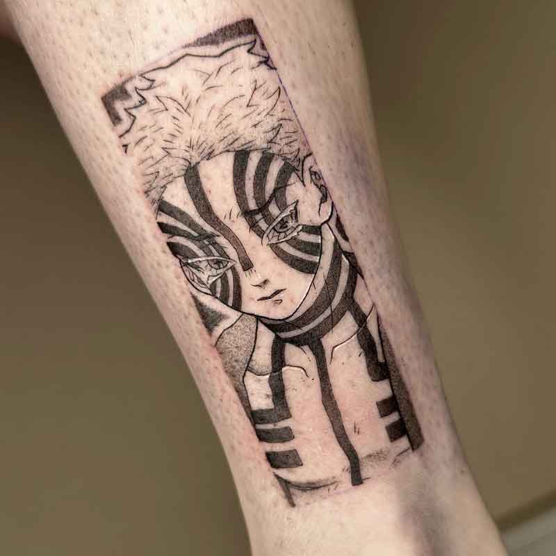 Demon Slayer Tattoo Stencil 2