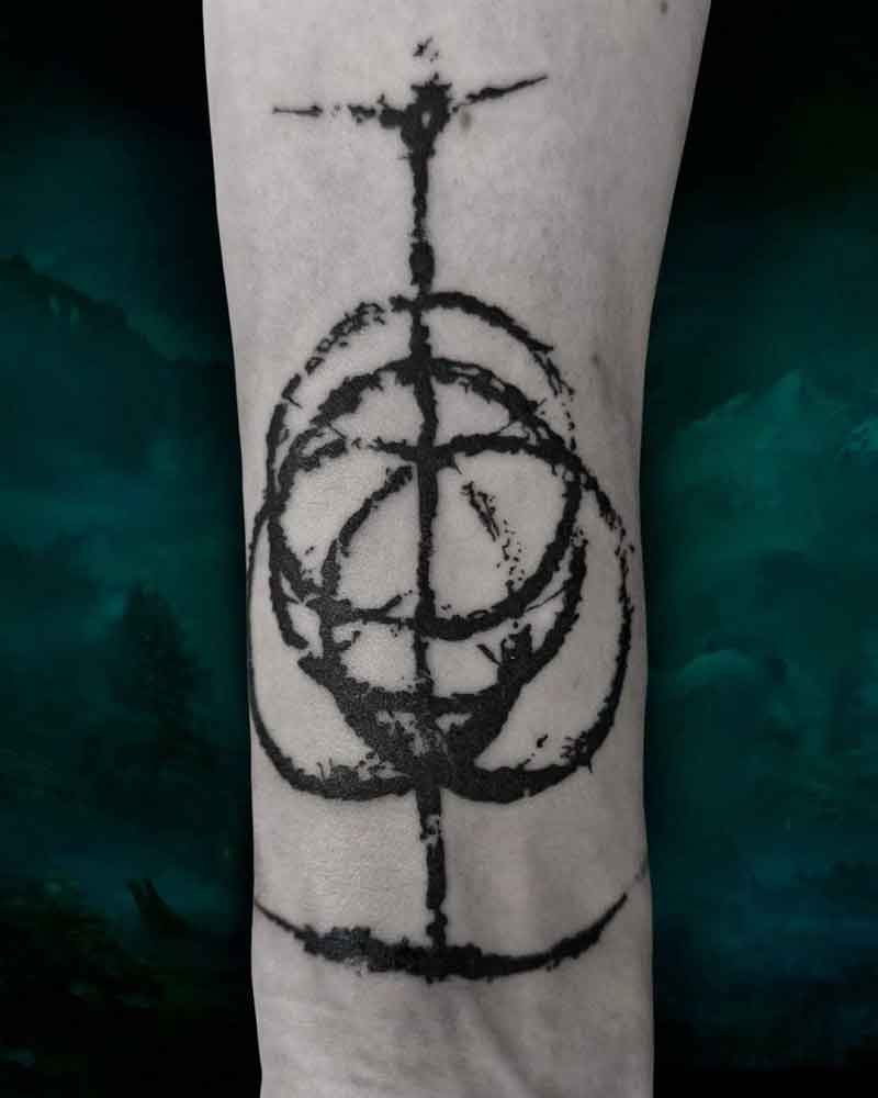Elden Ring Symbol Tattoo 8