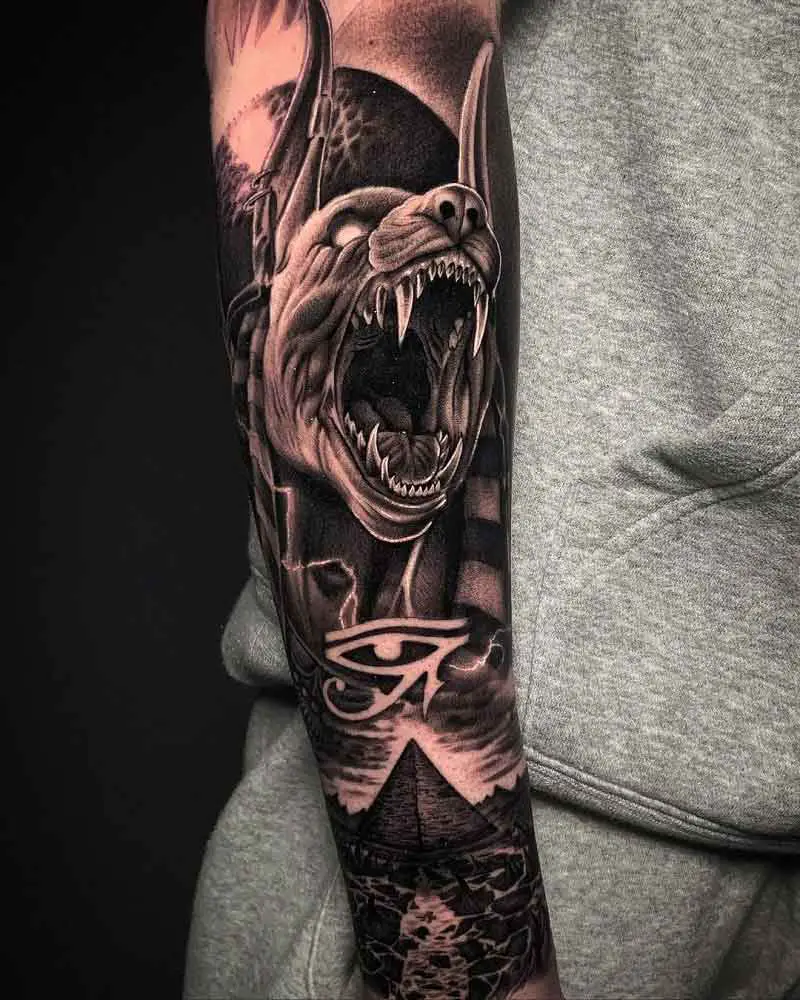 Evil Anubis Tattoo 2