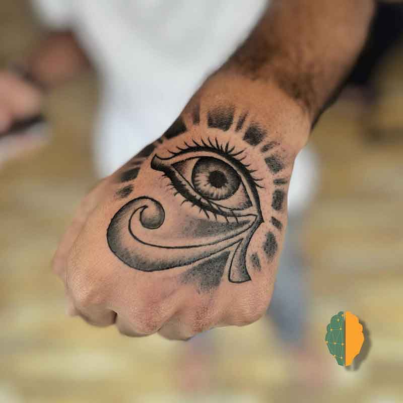 Eye Of Horus Hand Tattoo 1