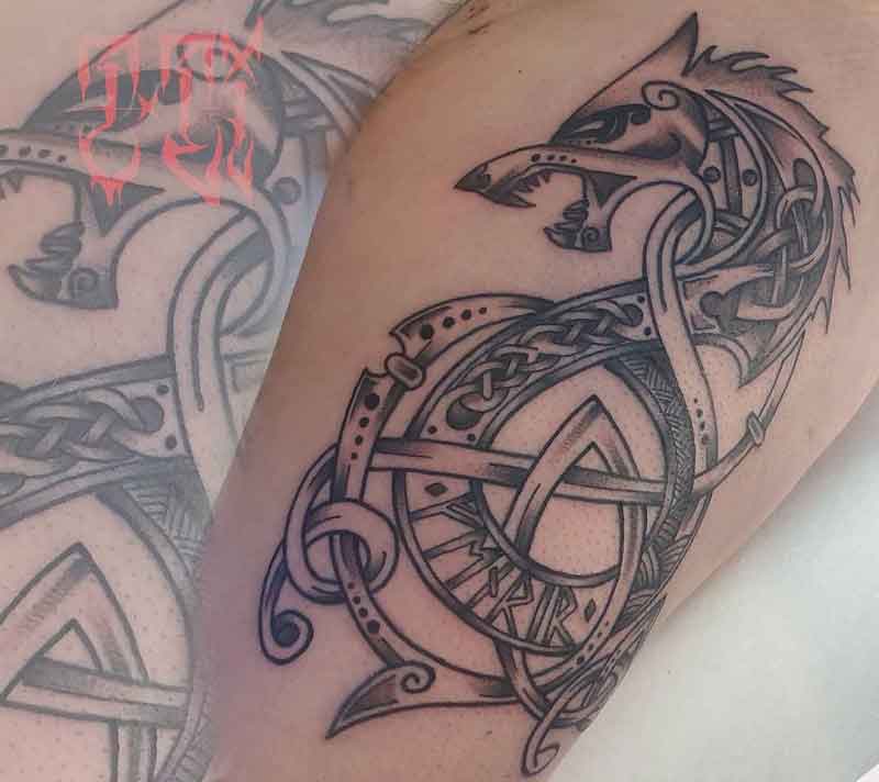 Fenrir Tattoo Designs 4