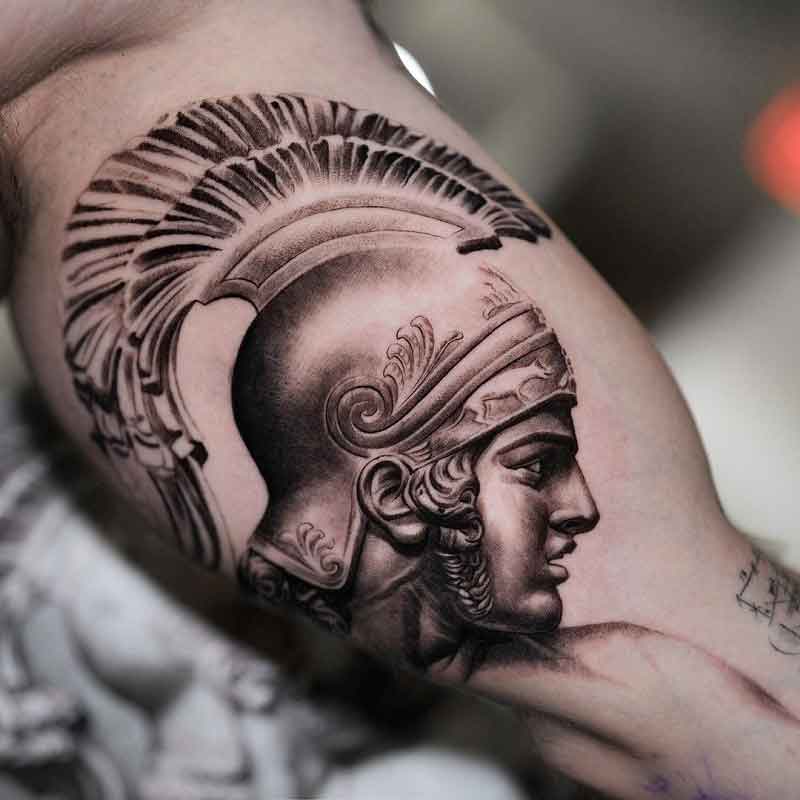 Greek God Of War Tattoo 3