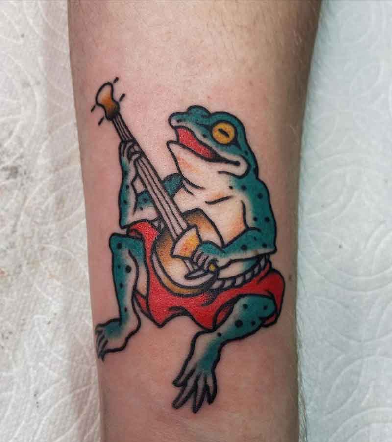 Japanese Frog Tattoo Flash 1