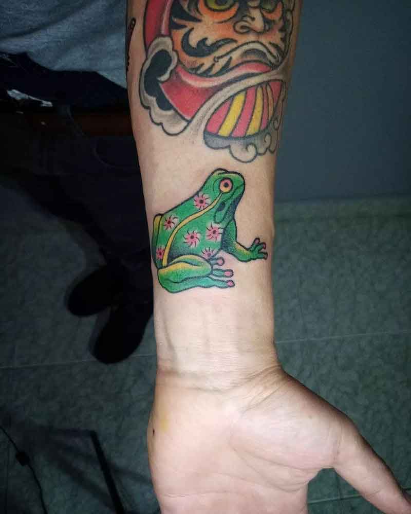 Japanese Frog Tattoo Flash 7