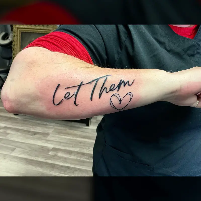 Let Them Arm Tattoo 3