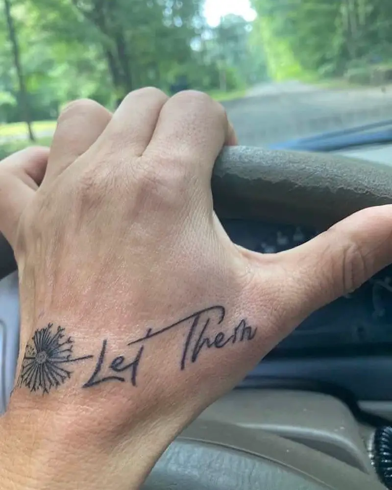 Let Them Hand Tattoo 1