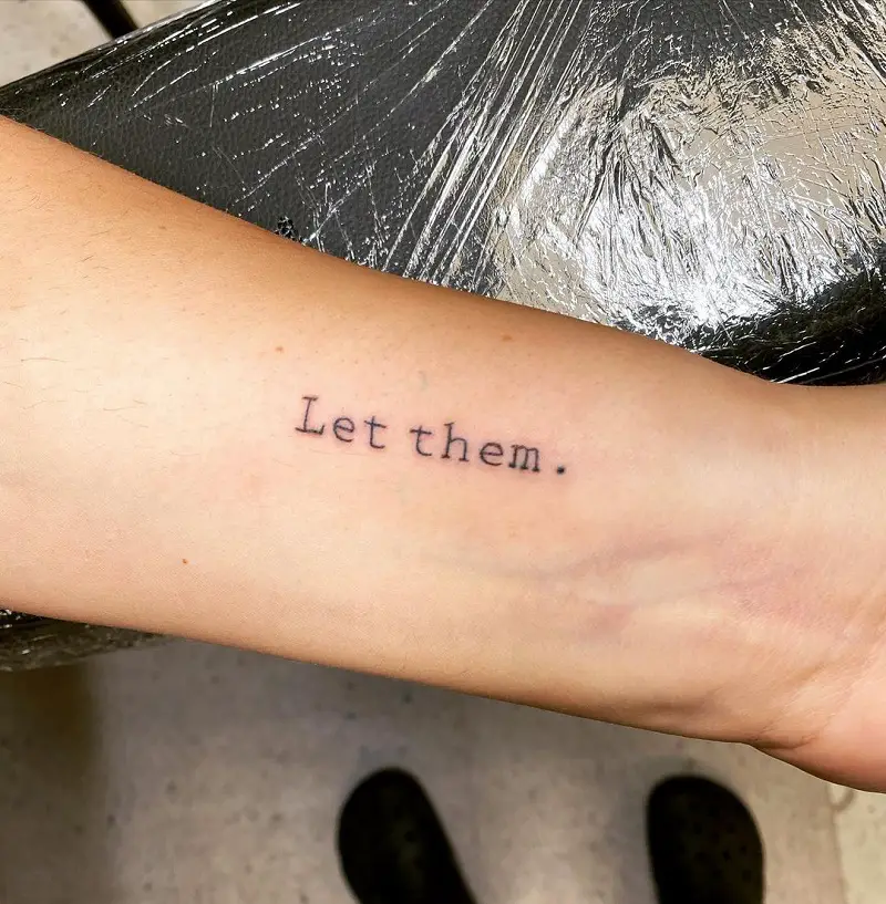 Let Them Tattoo Fonts 3