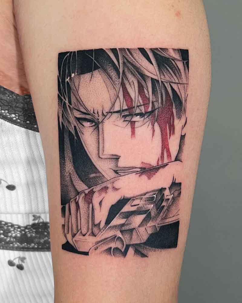 Levi Attack On Titan Tattoo 1