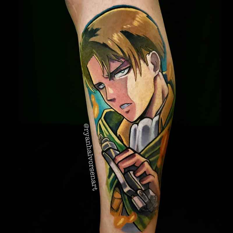 Levi Attack On Titan Tattoo 2