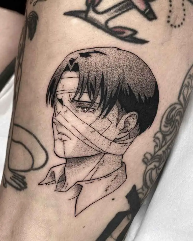 Levi Attack On Titan Tattoo 3