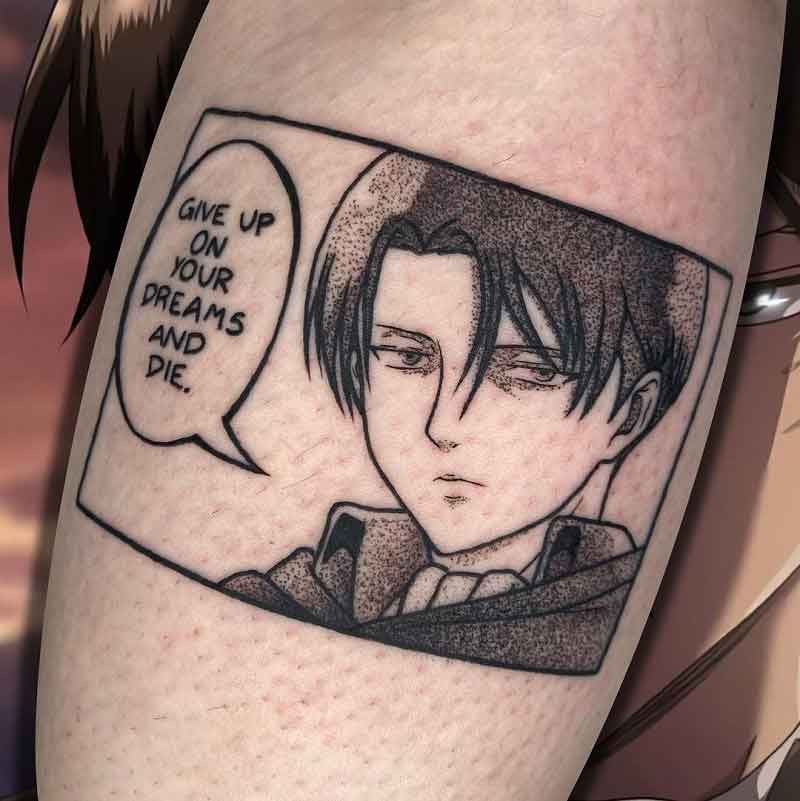 Levi Attack On Titan Tattoo 4