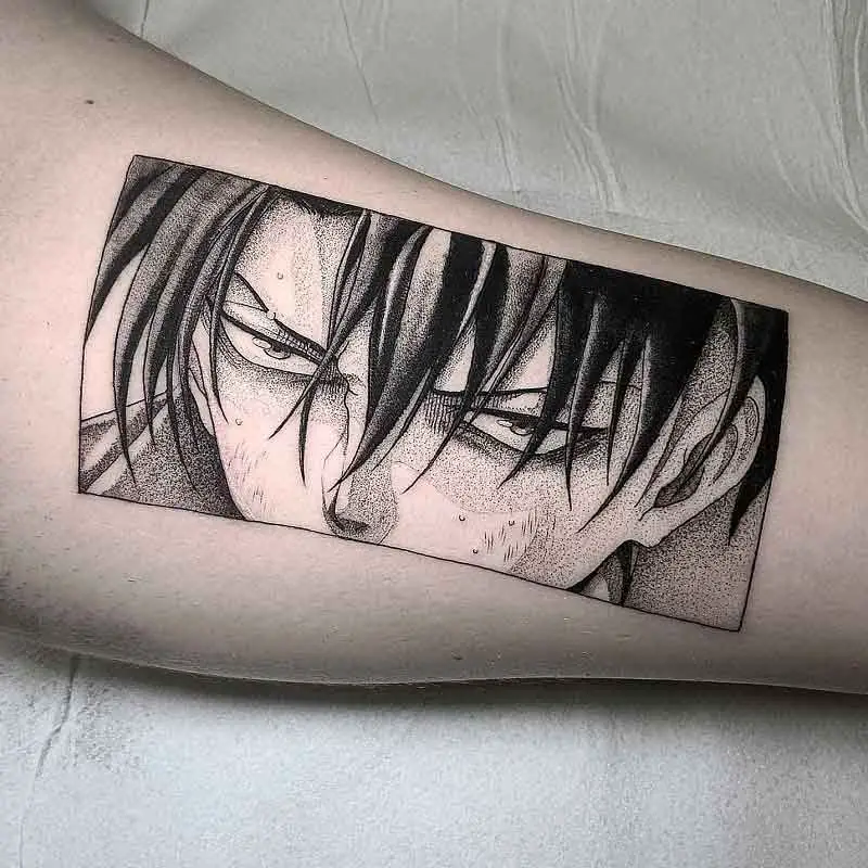 Levi Attack On Titan Tattoo 5