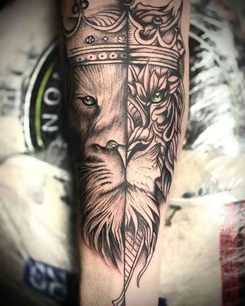 Lion Tattoo Realism 1
