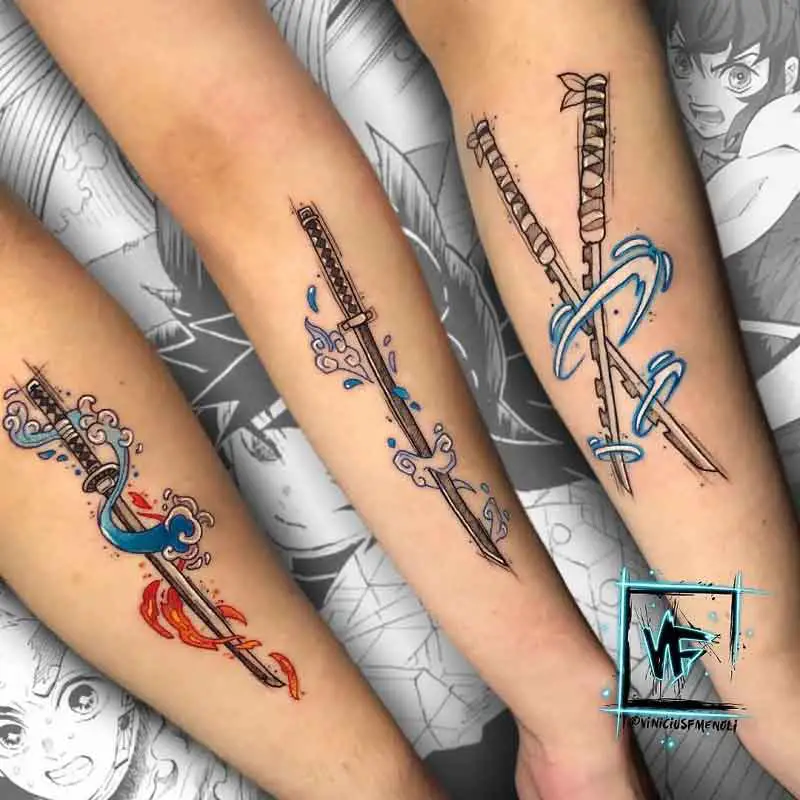 Matching Demon Slayer Tattoos 2