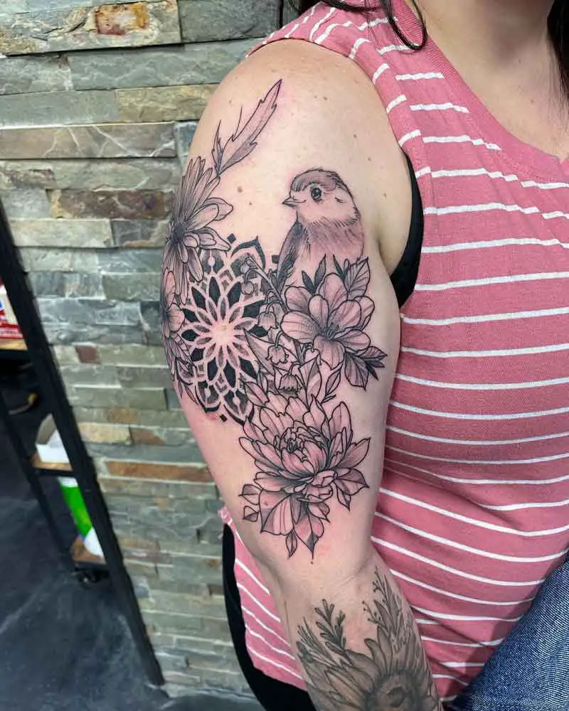 May And August Birth Flower Tattoo 5