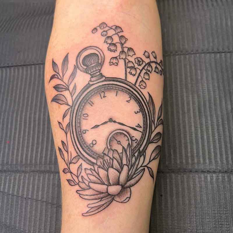 May And July Birth Flower Tattoo 2