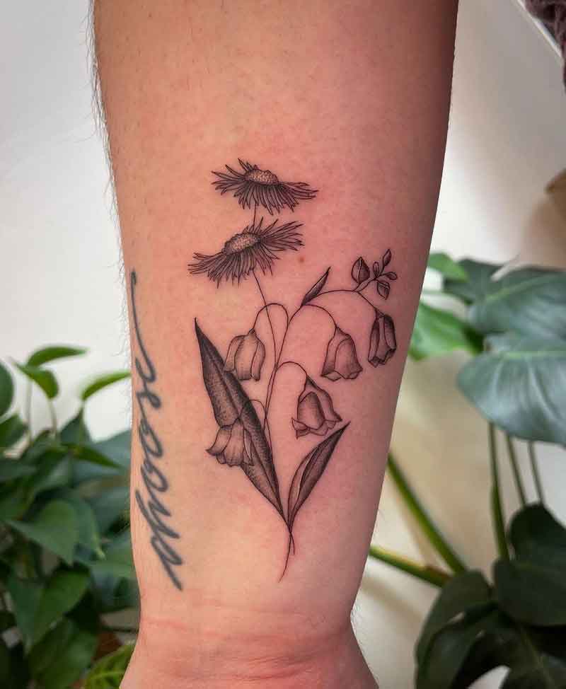 May And September Birth Flower Tattoo 4