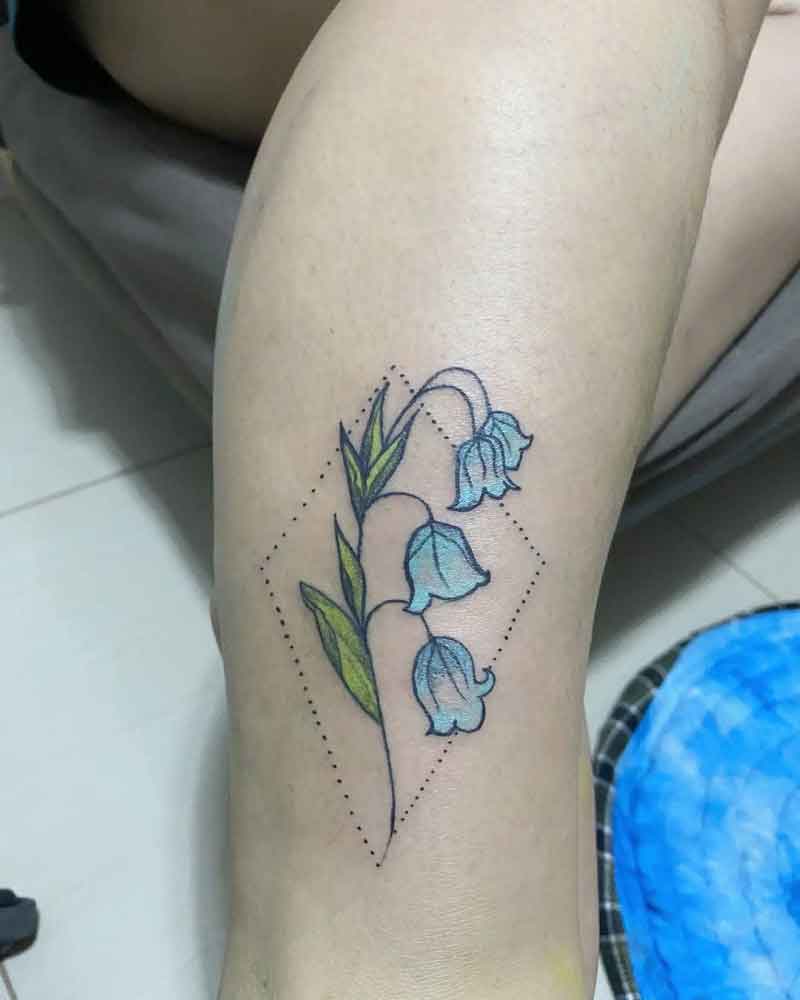 May Birth Flower Lily Of The Valley Tattoo 5