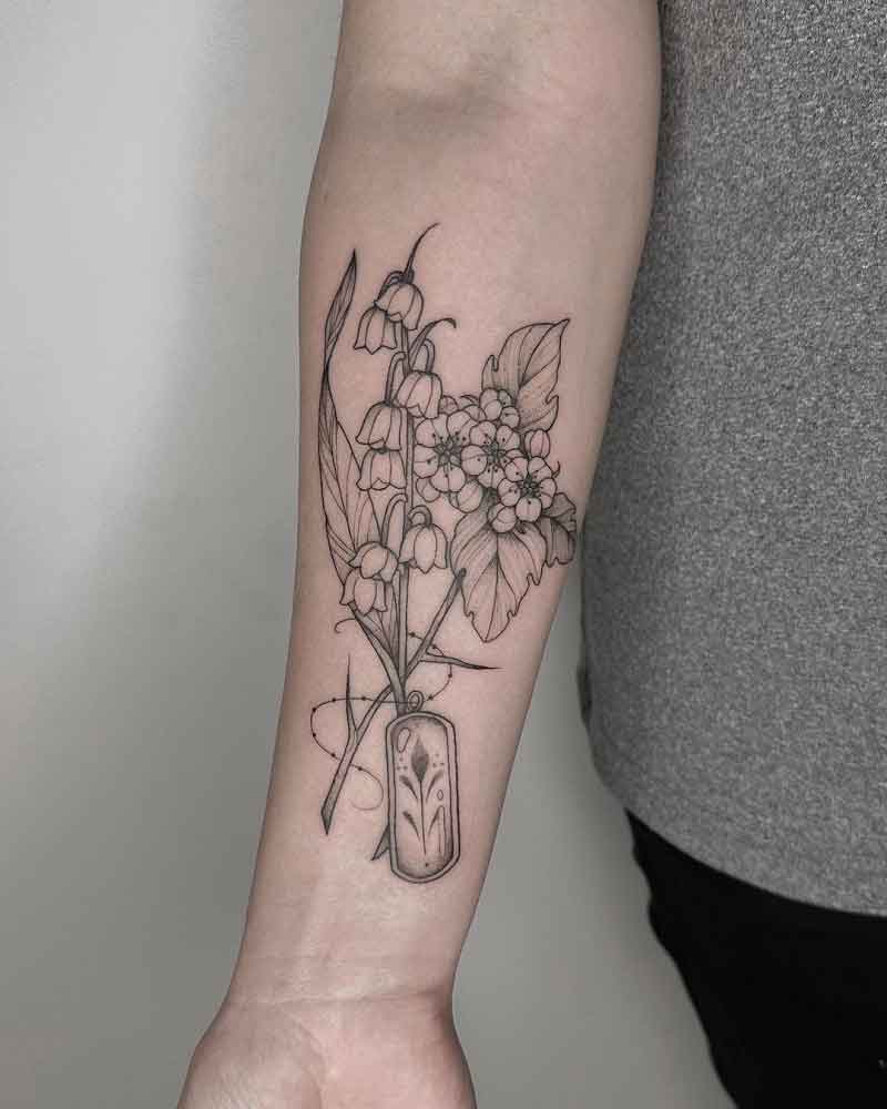 May Birth Flower Tattoo 1