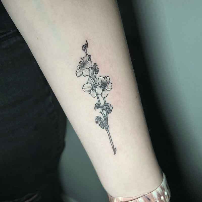 May Birth Flower Tattoo 2