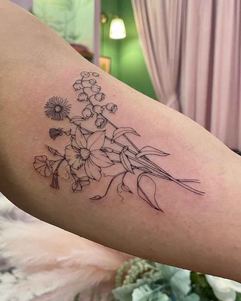 May Birth Flower Tattoo Ideas 1