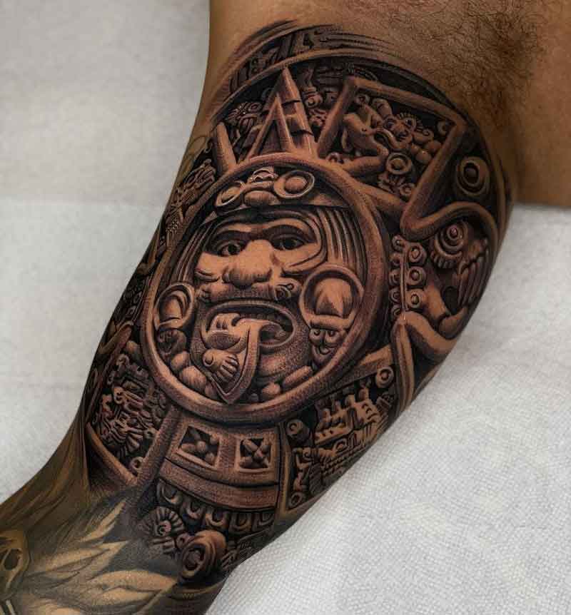 Meaningful Aztec Tattoos 1