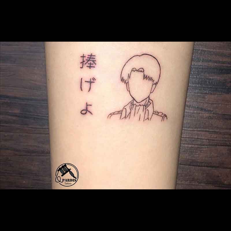 Minimalist Attack On Titan Tattoo 2