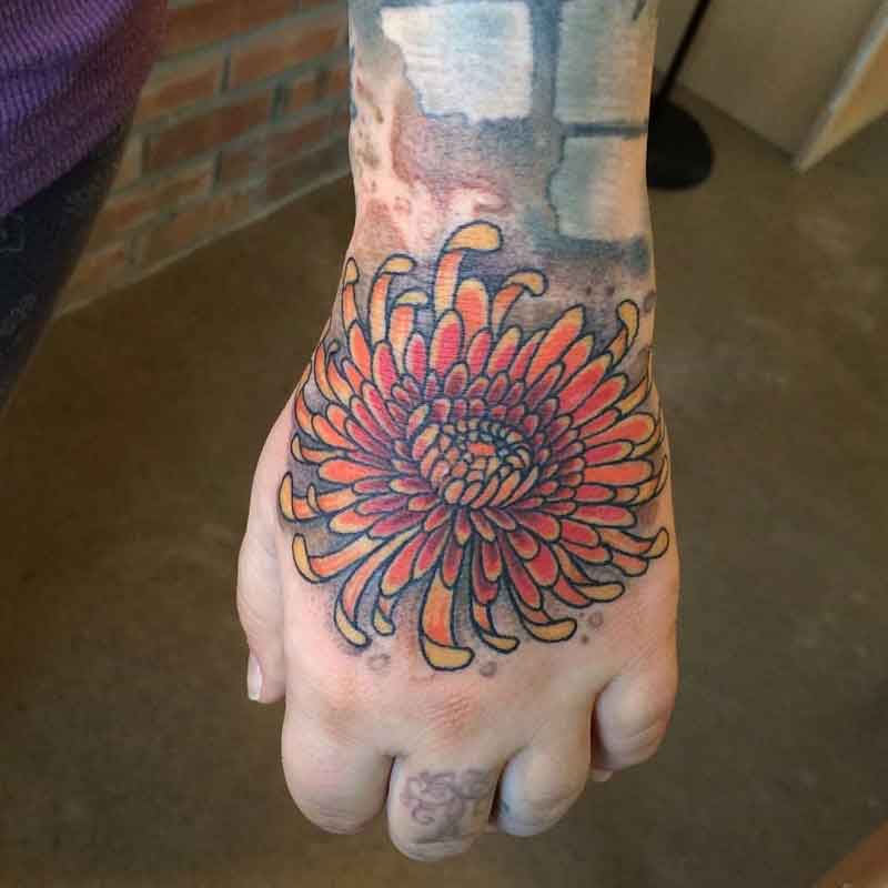 November Birth Flower Tattoo Ideas 3