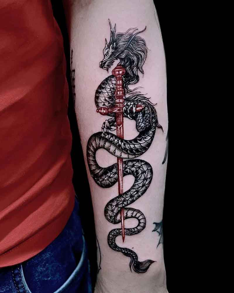 Realism Dragon Tattoos 2