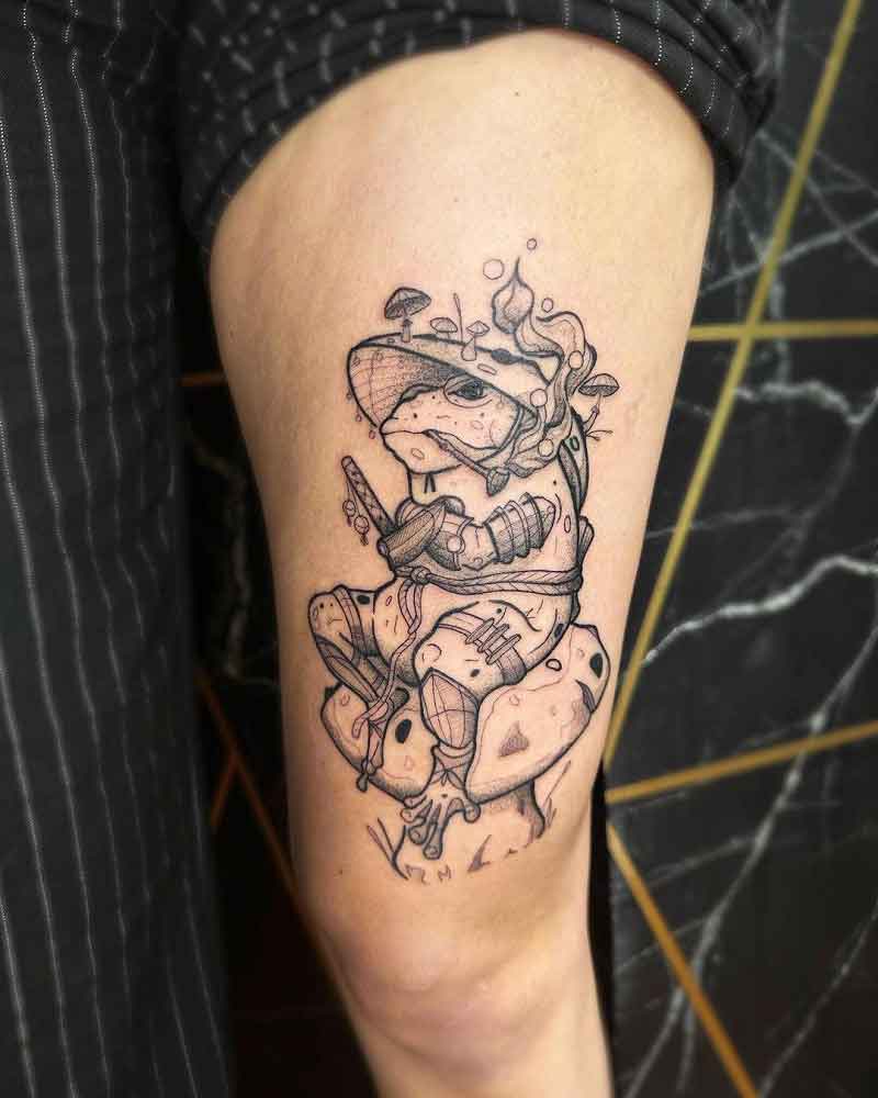 Samurai Japanese Frog Tattoo 3