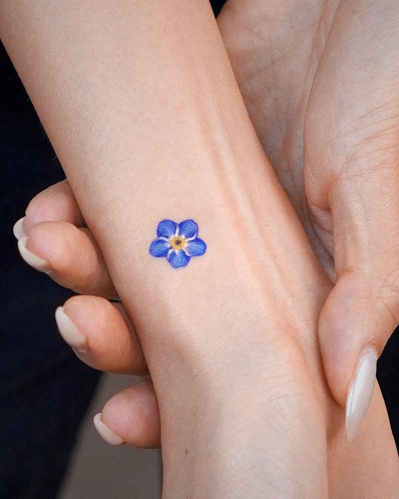 Scorpio Birth Flower Tattoo 1