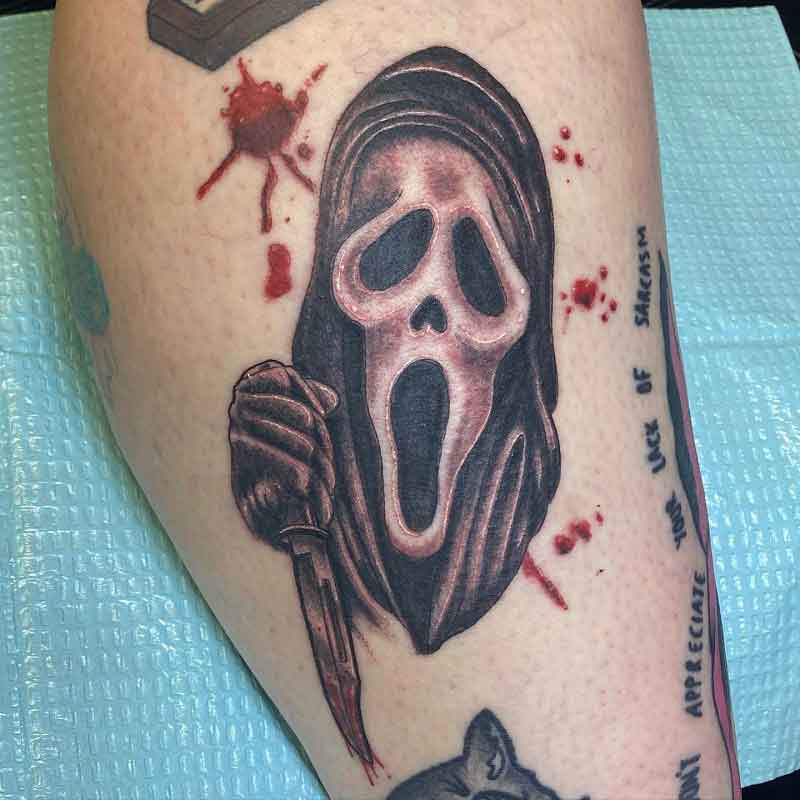 Scream Ghostface Tattoo 1