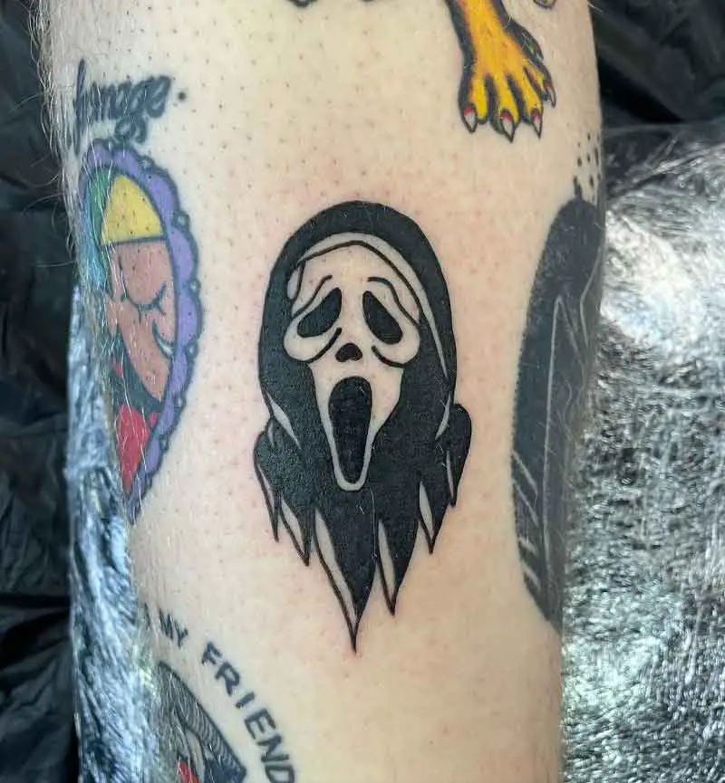 15+ Deadliest Ghostface Tattoo Designs With Meaning