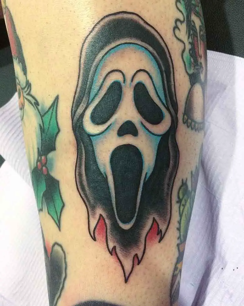 Scream Ghostface Tattoo 3