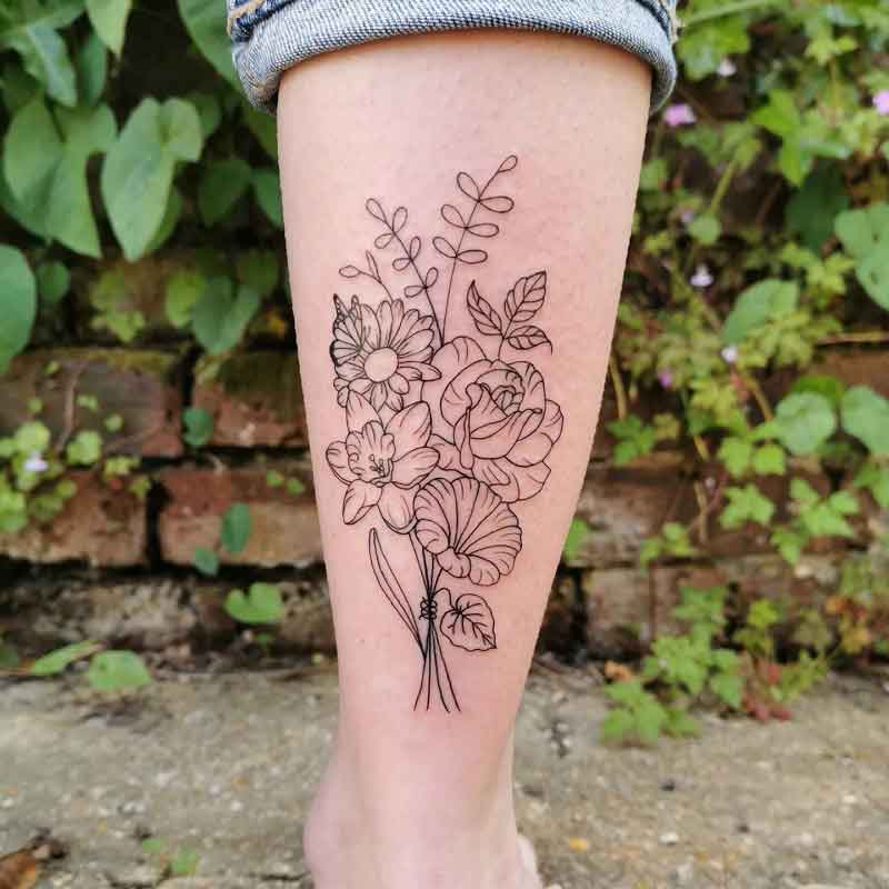 September Birth Flower Tattoo Ideas 2