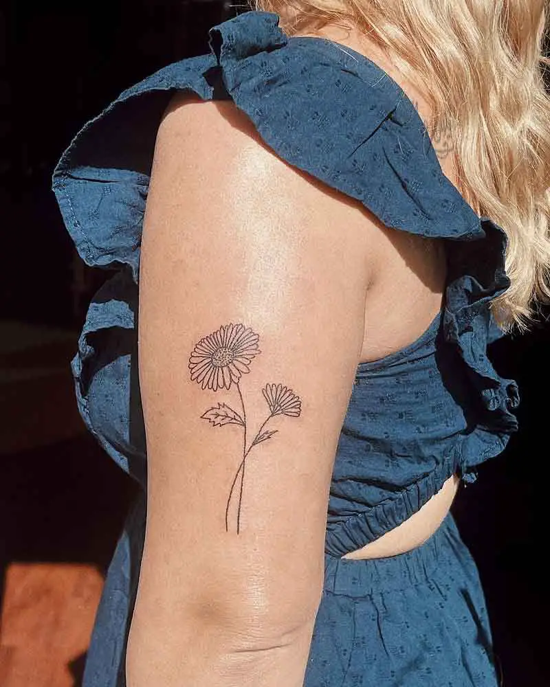 September Birth Flower Tattoo Ideas 3