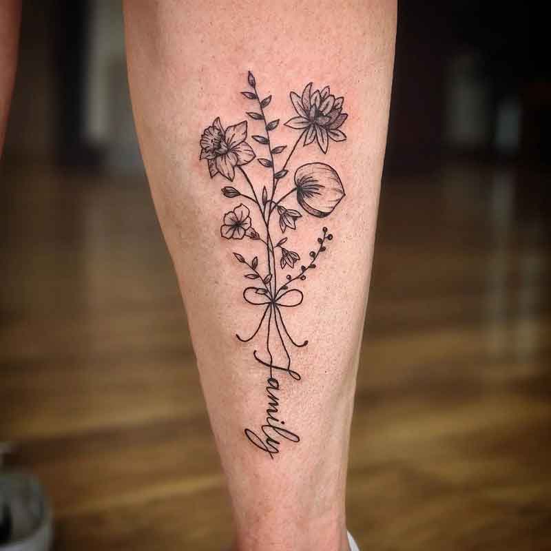 September Birth Flower Tattoo Ideas 5