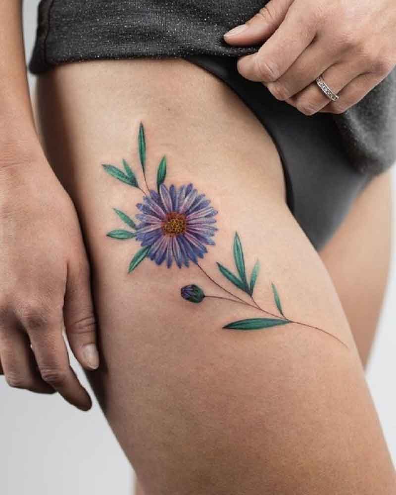 September Birth Month Flower Tattoos 3