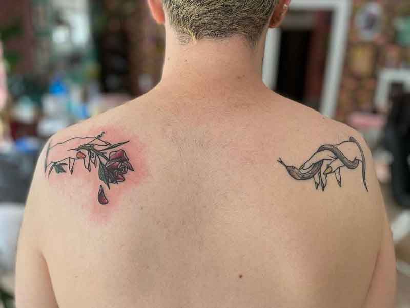 Shoulder Blade Tattoos For Men 4