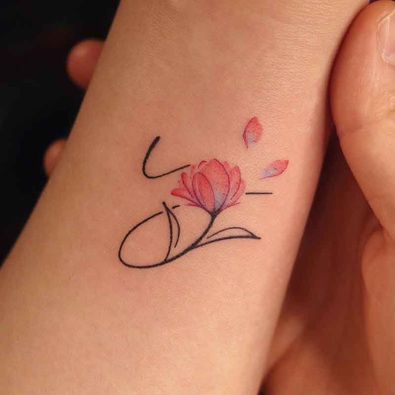 Simple Initial Tattoos 3