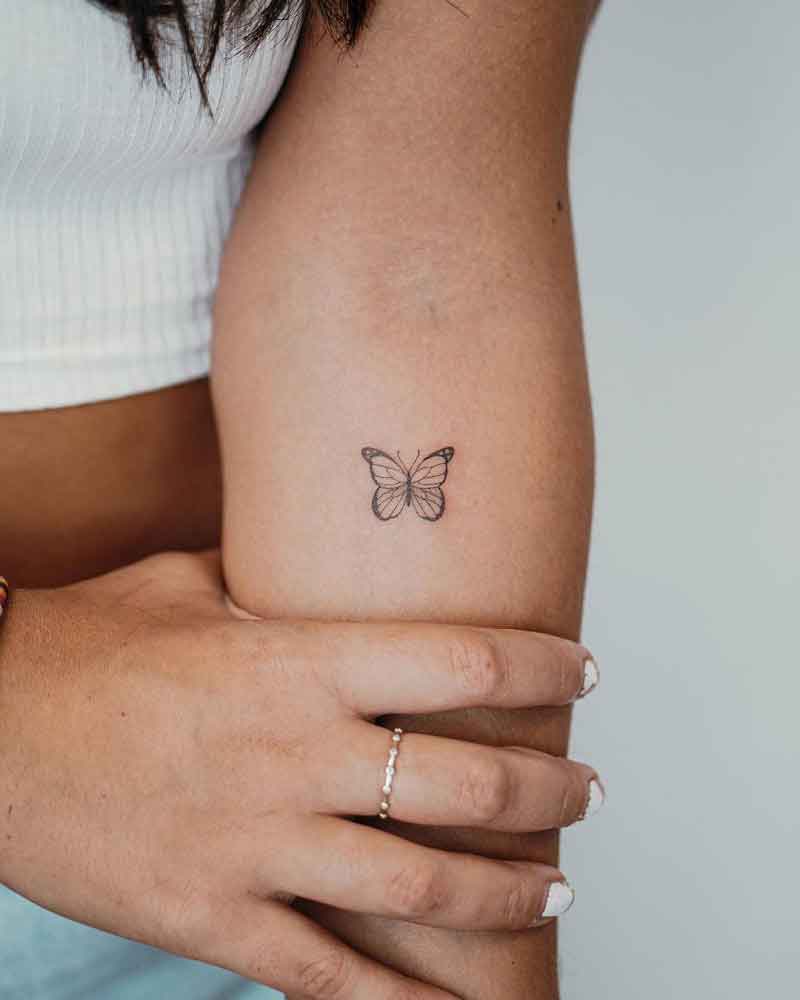 Small Butterfly Tattoo Designs 2