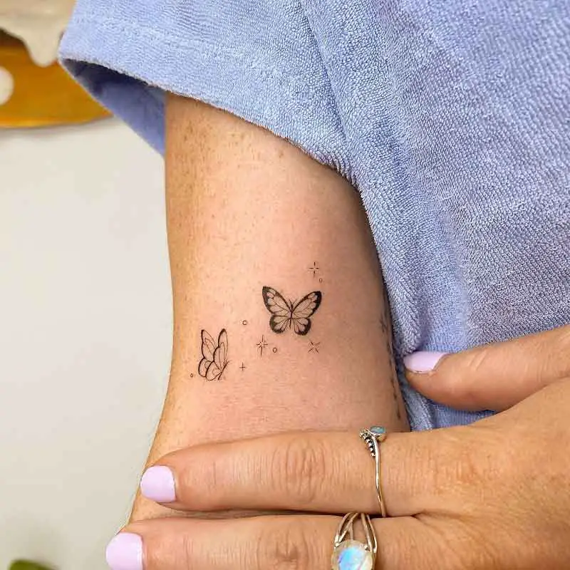 Small Butterfly Tattoo Designs 3