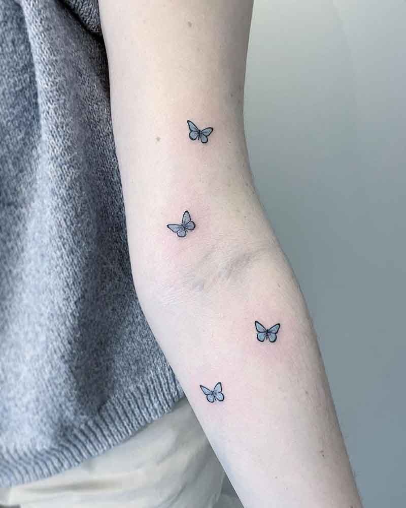 Small Butterfly Tattoos On Hand 1
