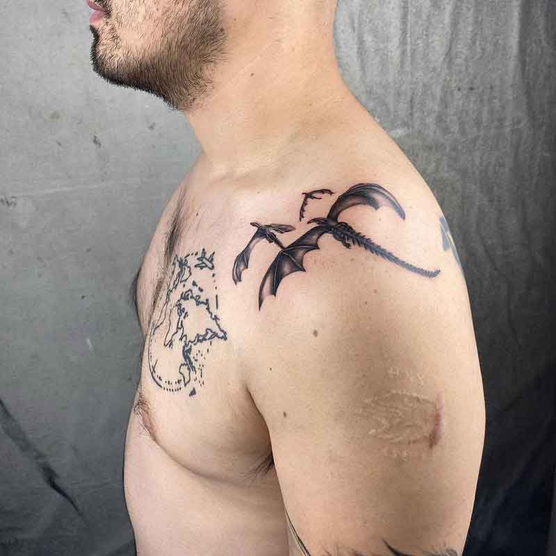 Small Shoulder Tattoos For Men 3