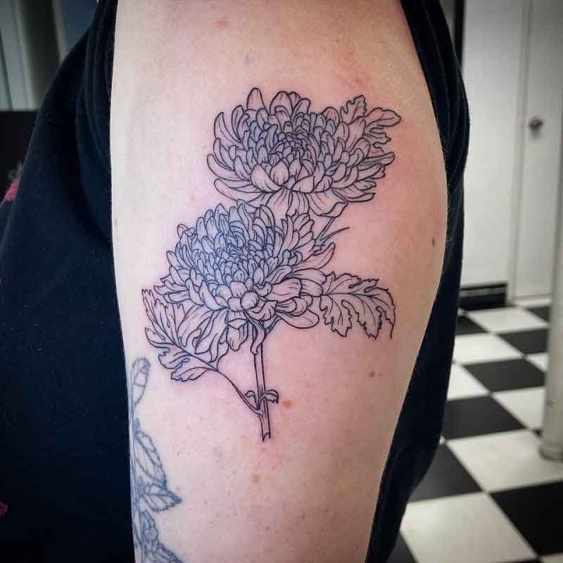 Tattoo November Birth Flower 1